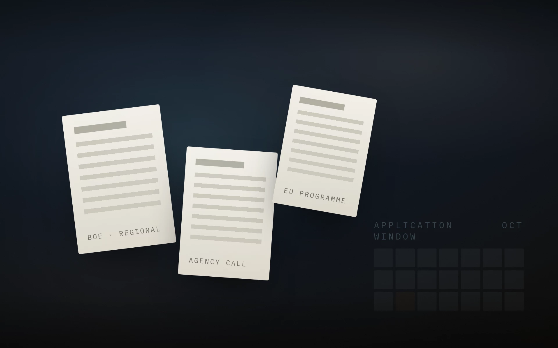 Official documents with extracted fields and a semantic match to a company profile.